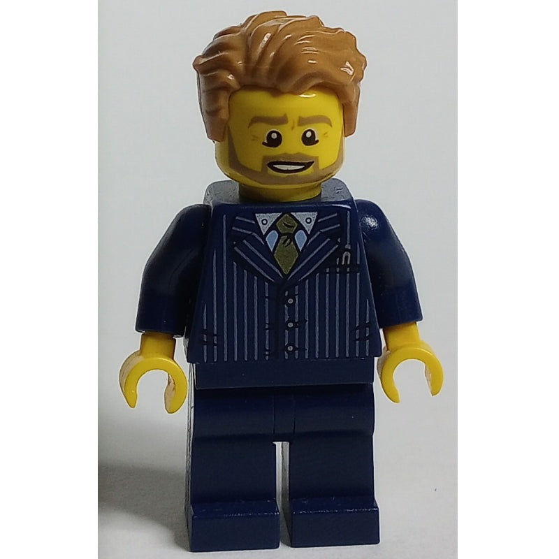 fig-009336 – Dark Blue Torso, Suit, Dark Blue Legs, Medium Nougat Hair