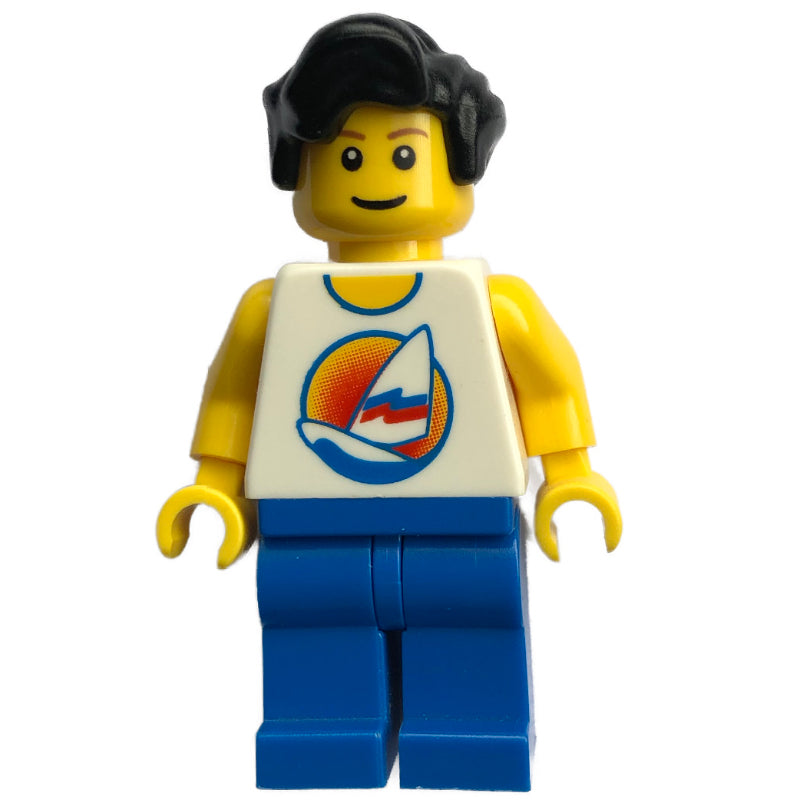 fig-009362 – White Torso, Blue Legs, Black Hair