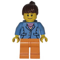 fig-009372 – Medium Blue Torso, Orange Legs, Reddish Brown Hair
