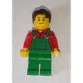 fig-009374 – Red Torso, Green Overall, Dark Brown Hair
