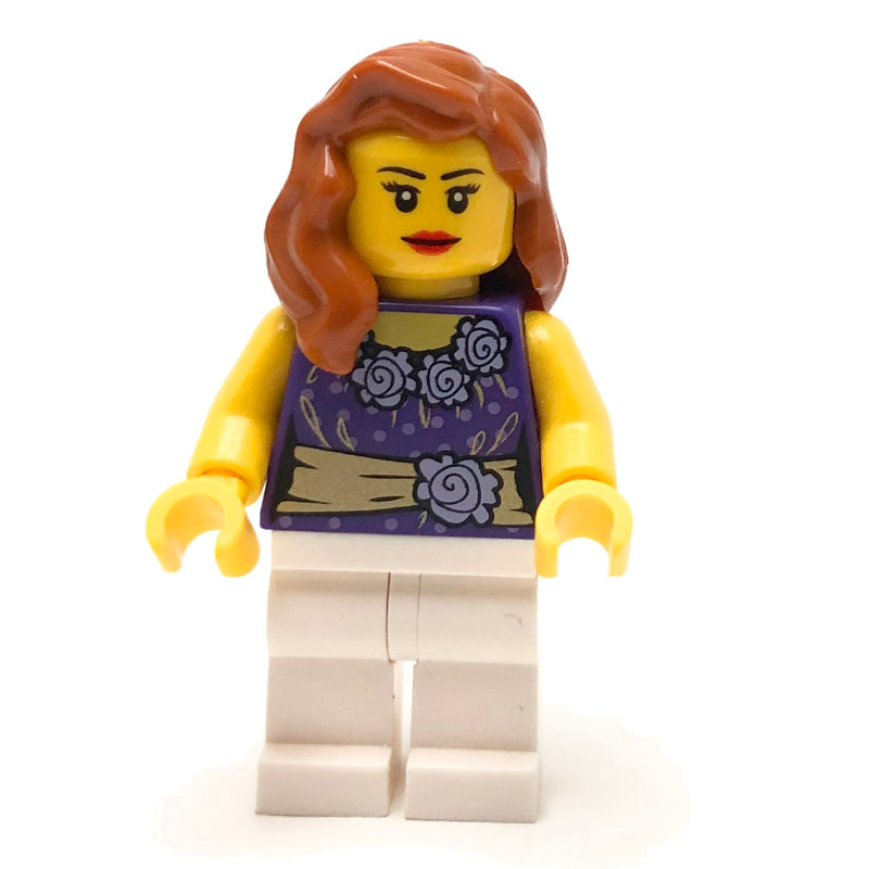fig-009383 – Dark Purple Torso, White Legs, Dark Orange Hair