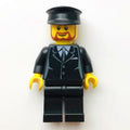 fig-009404 – Man, Black Suit and Tie, Black Hat, Beard
