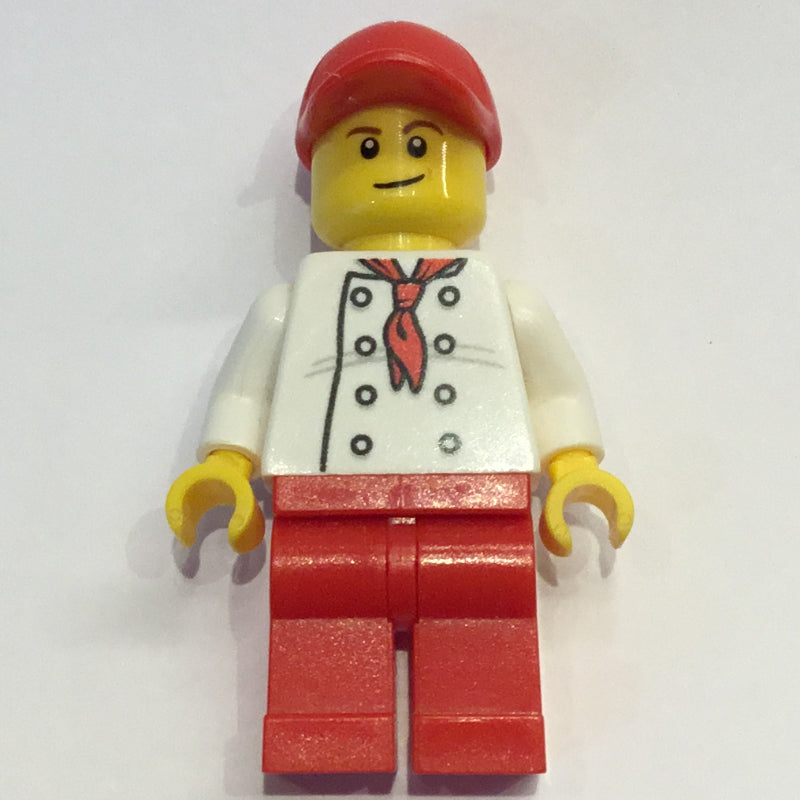fig-009434 – Chef, Red Neckerchief, Red Legs, Red Cap