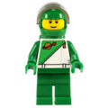fig-009437 – Futuron Spaceman, Green with Airtanks and Trans-Brown Visor (LEGO Store Statue)