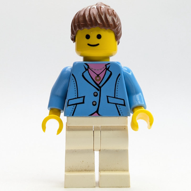 fig-009459 – Medium Blue Torso, White Legs, Reddish Brown Hair