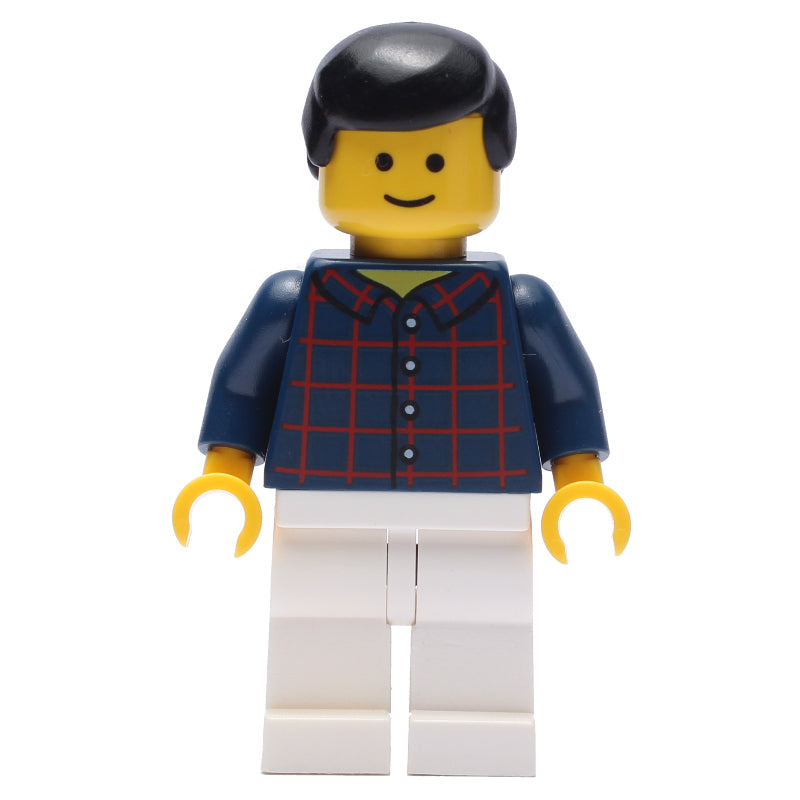 fig-009463 – Dark Blue Torso, White Legs, Black Hair