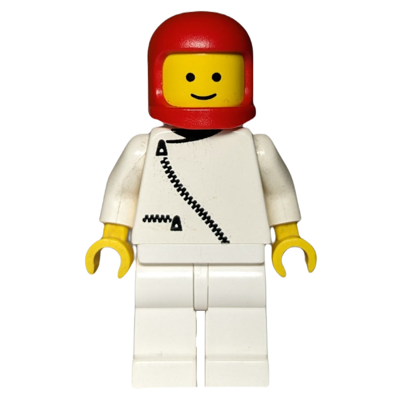 fig-009471 – White Torso, White Legs, Red Helmet