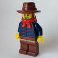 fig-009482 – Dark Blue Torso, Reddish Brown Legs, Reddish Brown Hat