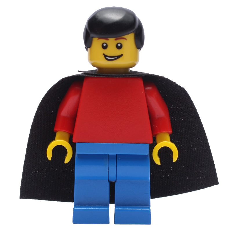 fig-009487 – Red Torso, Blue Legs, Black Hair, Black Cape