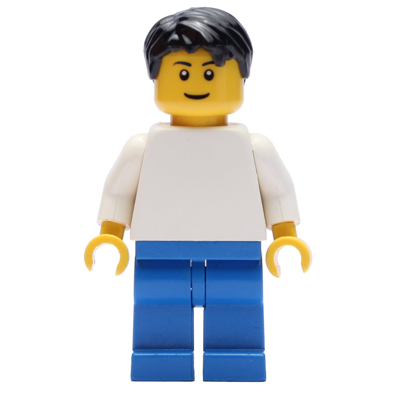 fig-009499 – White Torso, Blue Legs, Black Hair