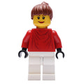 fig-009504 – Red Torso, White Legs, reddish Brown Hair