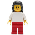 fig-009509 – White Torso, Red Legs, Black Hair