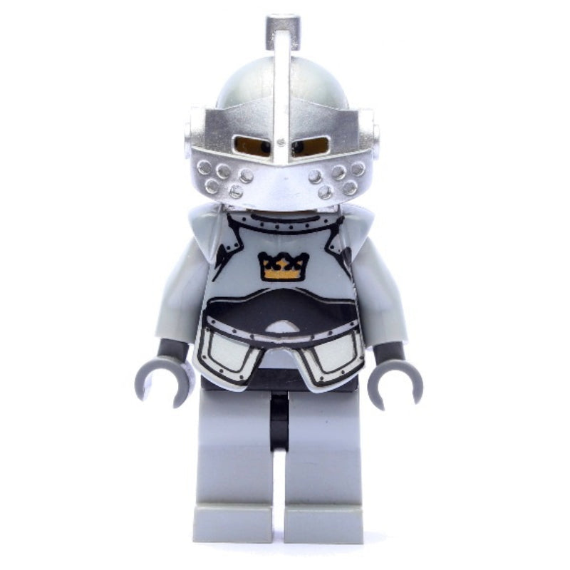 fig-009527 – Knight - Light Bluish Grey Armour with Crown