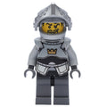 fig-009538 – Knight - Crown Symbol, Pearl Grey Breastplate, Dark Bluish Grey legs