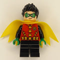 fig-009577 – Robin, Green Eyemask, Yellow Utility Belt, Short Black Legs, Yellow Cape