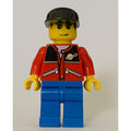 fig-009625 – Man, Red Jacket with Classic Space Logo, Black Cap
