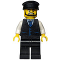 fig-009679 – Man, Black Vest with Tie, Black Hat, Beard
