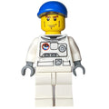 fig-009691 – Astronaut, White, Blue Cap, Cheek Lines