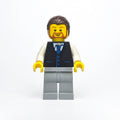 fig-009696 – Man, Black Vest with Tie, Dark Brown Hair, Beard