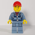 fig-009745 – Marine Explorer, Sand Blue Jumpsuit, Red Cap