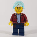 fig-009760 – Marine Explorer, Open Dark Red Jacket, Dark Blue Legs, White Helmet with Visor, Stubble