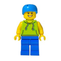fig-009859 – Man, Lime Hoodie, Blue Legs, Dark Azure Helmet