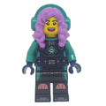 fig-009883 – Parker L. Jackson, Black Top, Medium Lavender Hair with Headphones