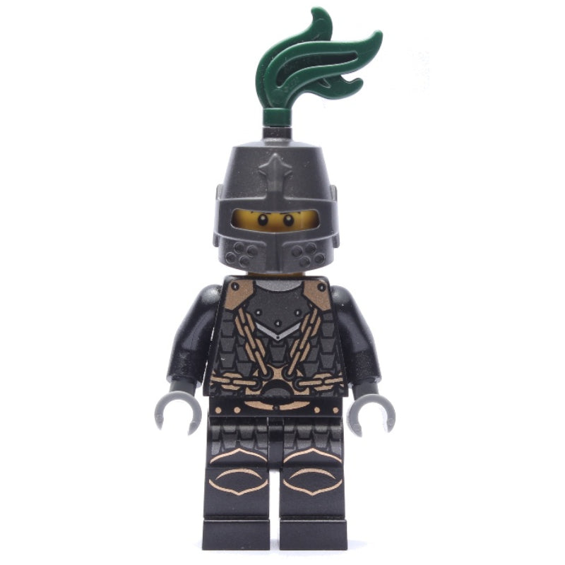 fig-009888 – Dragon Knight, Black, Helmet with Dark Green Plume