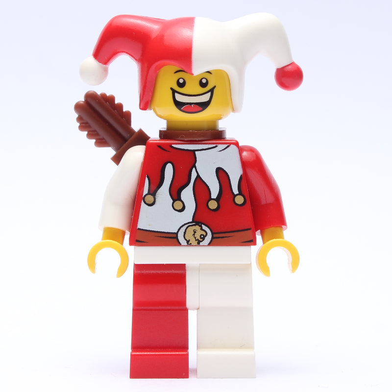 fig-009889 – Jester, Red and White, Quiver