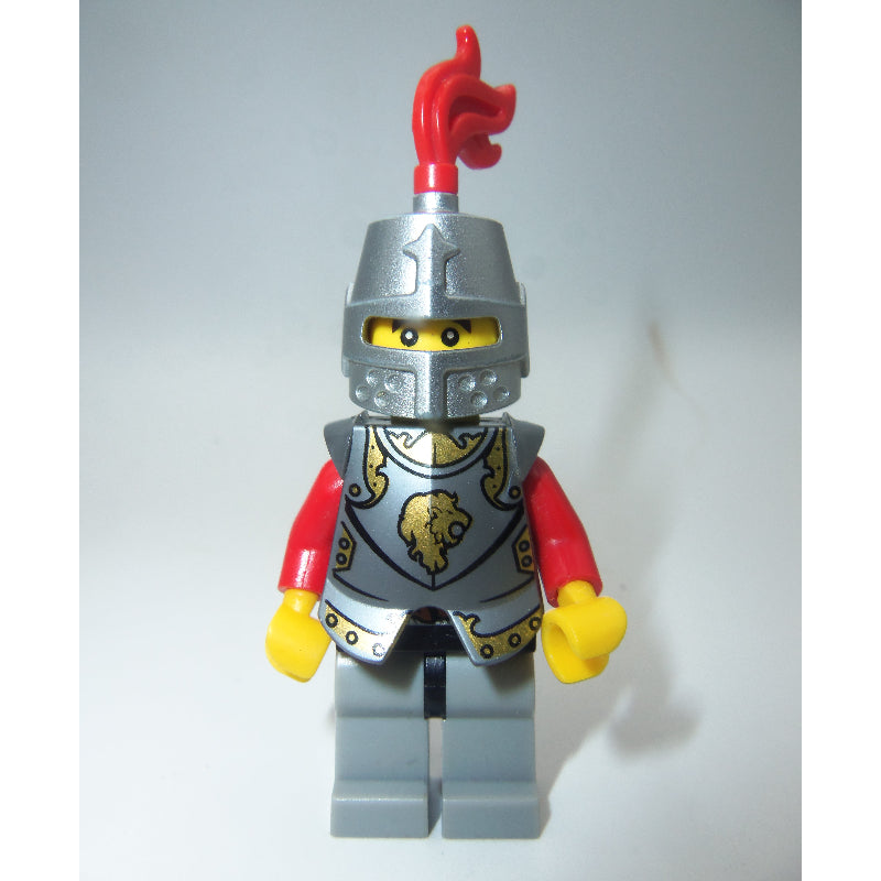 fig-009892 – Knight, Red, Silver Armor, Helmet with Red Plume
