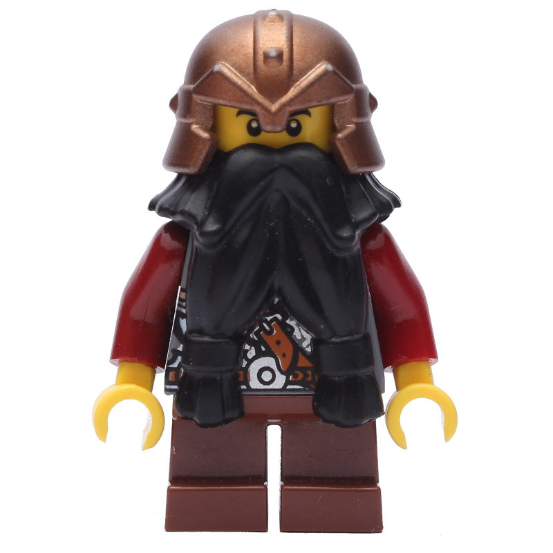 fig-009899 – Dwarf, Black Beard, Copper Helmet