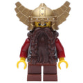 fig-009902 – Dwarf, Dark Brown Beard, Metallic Gold Winged Helmet