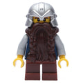 fig-009903 – Dwarf, Dark Brown Beard, Metallic Silver Helmet