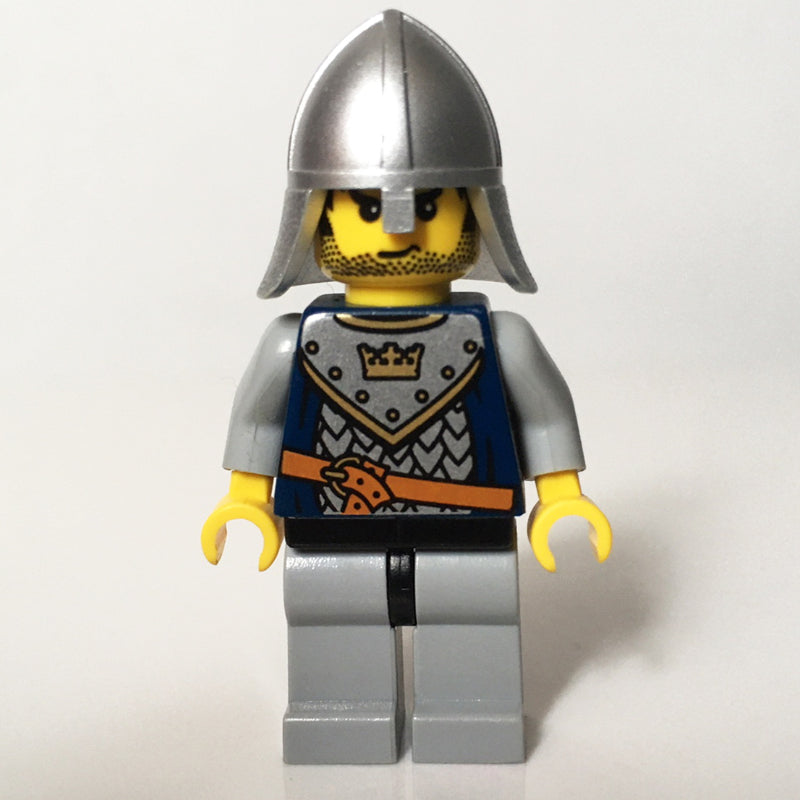 fig-009929 – Knight, Dark Blue, Helmet, Stubble