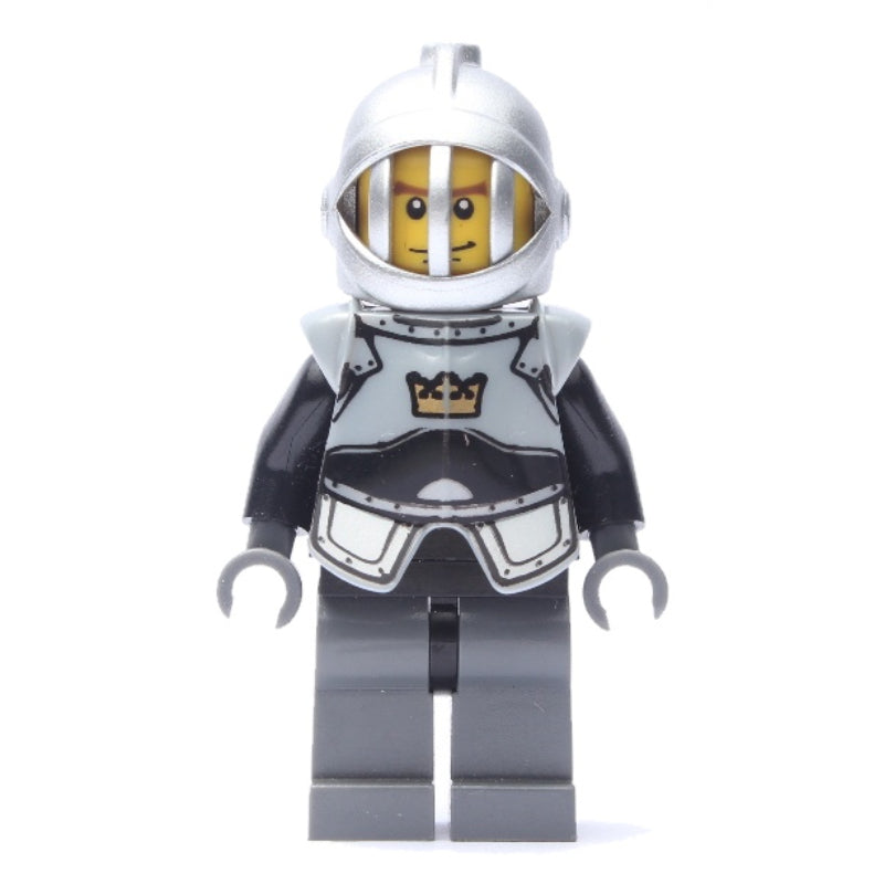 fig-009933 – Knight, Black, Armor, Helmet with Grille, Cheek Lines