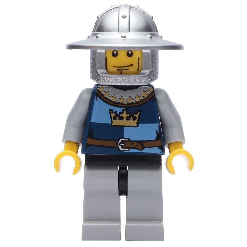 fig-009942 – Knight, Dark Blue, Wide Brim Helmet, Cheek Lines