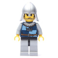 fig-009952 – Knight, Dark Blue, Helmet, Stubble and Printed Hair