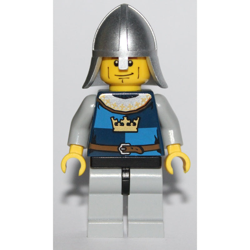 fig-009962 – Knight, Dark Blue, Helmet, Cheek Lines