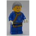 fig-009977 – Man, Blue Robe, Light Bluish Gray Hair, Glasses