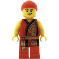 fig-009983 – Man, Red Robe with Gold Sash Belt, Red Bandanna