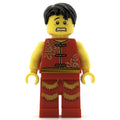fig-009985 – Man, Red Robe with Ties, Black Hair