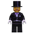 fig-010026 – Groom, Black Suit with Lavender Bow Tie, Top Hat