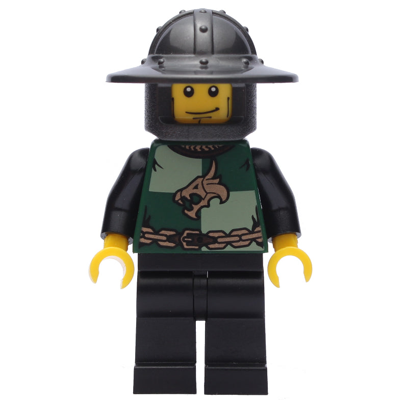 fig-010076 – Dragon Knight, Dark Green, Wide Brim Helmet