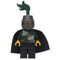 fig-010077 – Dragon Knight, Dark Green, Helmet with Dark Green Plume, Cape