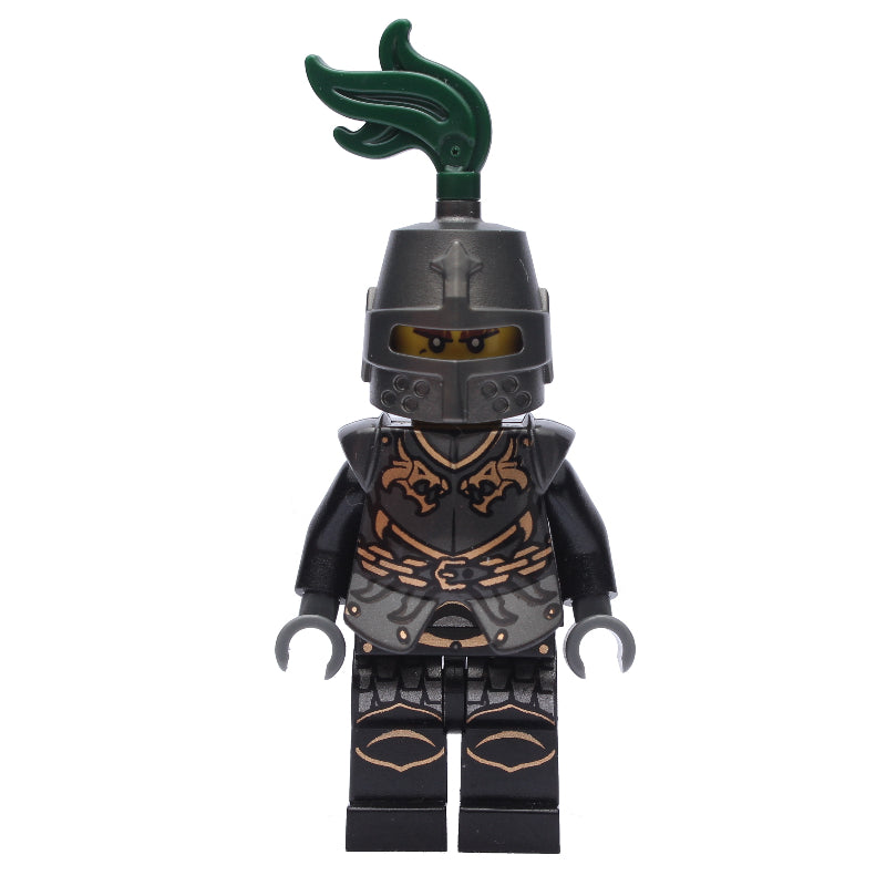 fig-010078 – Dragon Knight, Dark Green, Armor, Helmet with Dark Green Plume