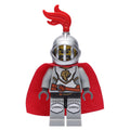 fig-010082 – Lion Knight, Helmet with Grille and Red Plume, Cape