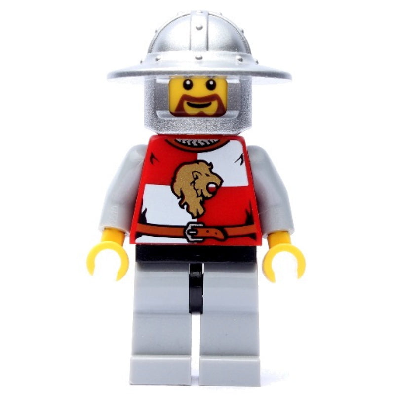fig-010098 – Lion Knight, Wide Brim Helmet, Beard
