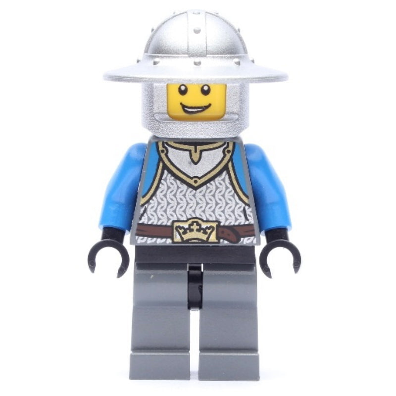 fig-010119 – Knight, Blue, Wide Brim Helmet