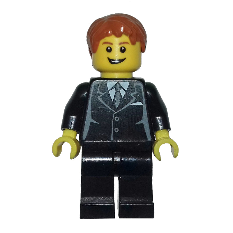 fig-010156 – Black Torso, Black Legs, Dark Orange Hair