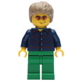 fig-010162 – Dark Blue Torso, Green Legs, Dark Tan Hair
